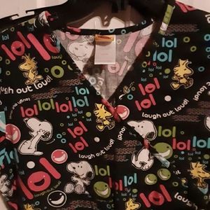 Snoopy scrub top